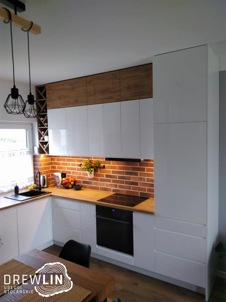 Nowoczesna kuchnia na wymiar Mogilno - realizacja Drewlin